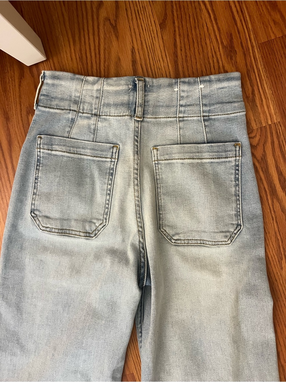 Maeve Light Blue Wide-Leg Colette Jeans in color: ‘light denim’ size 26 - Picture 9 of 14